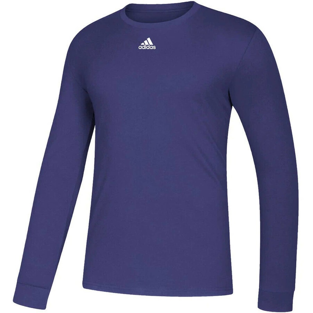 Adidas Team Amplifier T-shirt Long Sleeve Collegiate Purple Size M - NWT